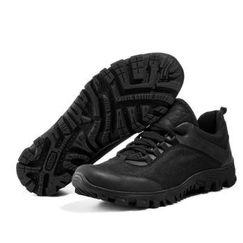 Тактические кроссовки BlackBay черные на протекторной подошве (SP-BLACK) | 43 (28.5см)