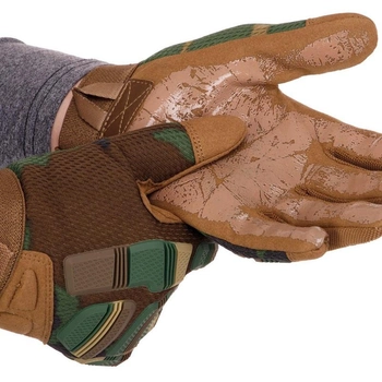 Тактичні рукавички із закритими пальцями Zelart 8799 розмір XL Camouflage
