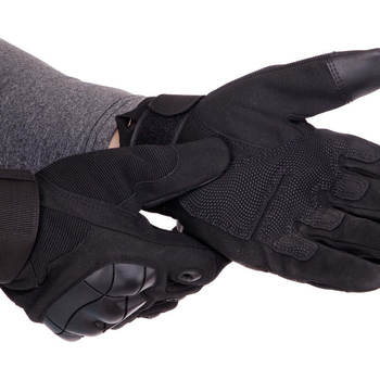 Перчатки тактические с закрытыми пальцами Zelart 8794 размер M Black