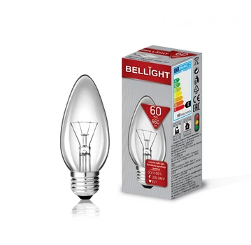 Лампа розжарювання декоративна свічкоподібна В35 60W Е27 220-230V