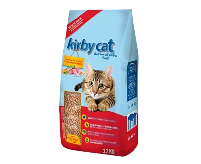 Сухий корм для котів Kirby Cat курка індичка та овочі 12 кг (5948308003550)