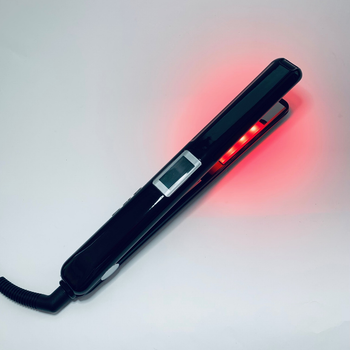 Инфракрасный утюжок для волос с ультразвуком Ultrasonic 1056, черный