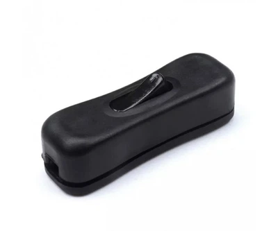 Выключатель на провод для светильника черного цвета