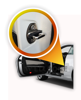 Упоры замка двери Renault Kangoo 1 (1998-2008) (передние двери) (демпферы, резинки)