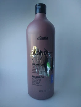 Шампунь для светлых, седых и обесцвеченных волос Mirella Ice Blond Shampoo 1000 мл