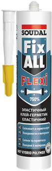 Клей-герметик FIX ALL Flexi 290 мл, Білий
