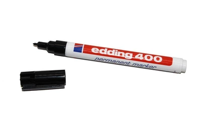 Маркер Edding 400 (чорний; 1мм), для нанесення доріжок на плату