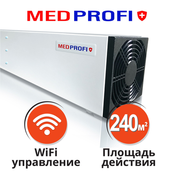 Рециркулятор бактерицидний повітря Medprofi 120вт білий + wifi