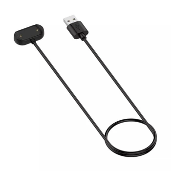 Магнітний кабель USB на годинник Huami Amazfit GTS 4 / Huami Amazfit GTR 4 / 100 см. / Чорний