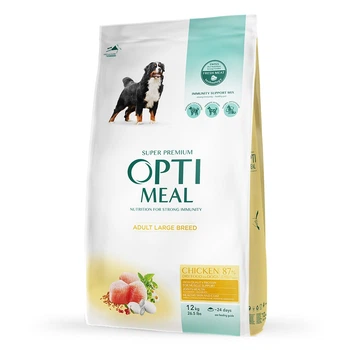 Сухий корм для собак великих порід Optimeal Adult Large з куркою 12 кг (4820083905544)