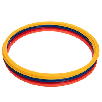 Кольца тренировочные для футбола Zelart 4602-50 12 колец диаметр 50см Multicolor
