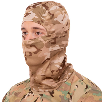 Підшоломник балаклава тактична Zelart ZK-5 Camouflage Multicam