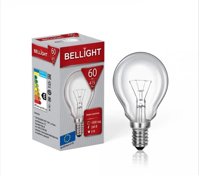 Лампа розжарювання кулькоподібна Р45 60W Е14 220-230V