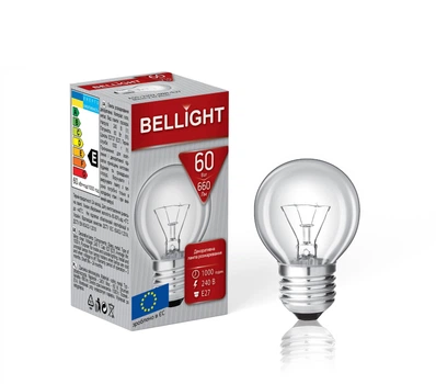 Лампа розжарювання кулькоподібна Р45 60W Е27 220-230V