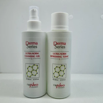 Derma Series набір для вмивання для жирної шкіри гель + тонік