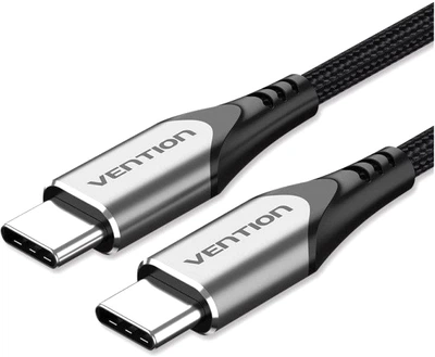 Кабель Vention USB Type C- USB Type C 3A 1 м 3 А Black (TADHF)