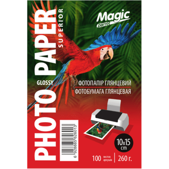 10х15 Глянцевая фотобумага 260 г /м² Superior (100 листов)