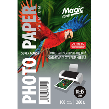 10х15 RC Преміум суперглянцевий фотопапір 260 г/м² Superior (100 аркушів)
