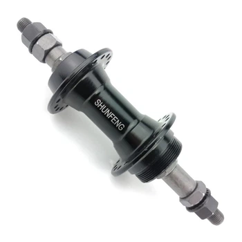 Втулка задняя 213 V-brake черная под трещотку промподшипник OLD 135мм Shunfeng