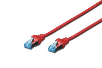 Патч-корд DIGITUS САТ 5e SF-UTP, 5м, AWG 26/7, Cu, PVC, червоний (649258)