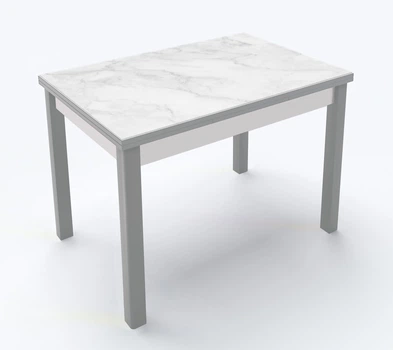 Стіл обідній розкладний Fusion furniture Марсель 90х60 Сірий/Скло УФ 15 265 (10000200)
