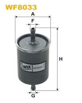 Фильтр топлива WIX FILTERS 831=WF8033 WIX Filters (WF8033)