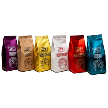 Дегустационный набор 1.5кг кофе в зернах ZFC Violet, Aqua, Red Premium, White Premium, Horeca, Irish Cream 6*250г