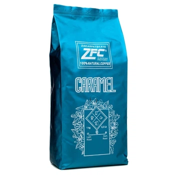 Кофе в зернах ZFC Caramel Карамель 1кг