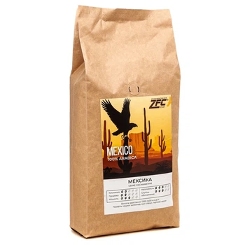 Кофе в зернах ZFC Mexico Мексика моносорт 100% арабика 1кг