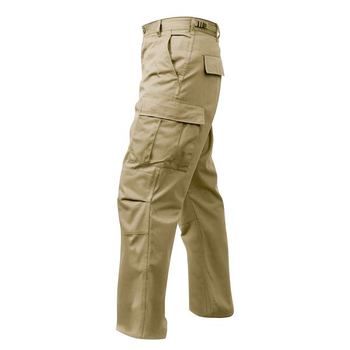 Тактичні штани Rothco Fit Zipper Fly BDU Pants Хакi L 2000000078236