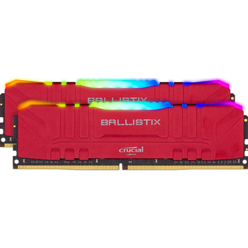 Оперативная память Crucial DDR4-3200 32768MB PC4-25600 (Kit of 2x16384) Ballistix RGB Red (BL2K16G32C16U4RL)