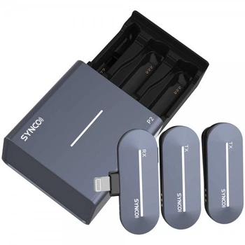 Беспроводная микрофонная система Lightning (Iphone) двойная Synco P2L