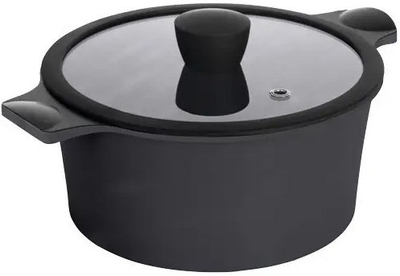 Каструля RINGEL Zitrone Black 20x9.5 см 2.5 л з кришкою RG-2108-20 BL- R