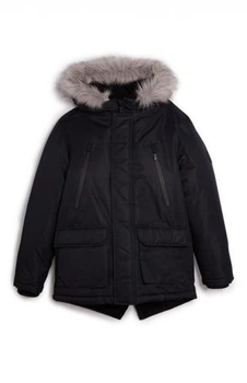 Куртка парка для мальчика черная Primark 134см (40007064)