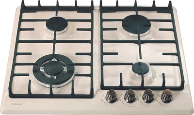 Газова варильна поверхня Fabiano FHG-R 27-44 VGH-T Ivory 8112.508.0333