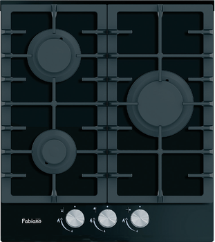 Газова варильна панель Fabiano FHG 4530 VGH Black Glass 8111.406.1 031