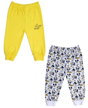 Штани 2 шт Mickey Mouse Disney 86-92 см (18-24 міс) MC18315 Біло-жовтий 8691109944719