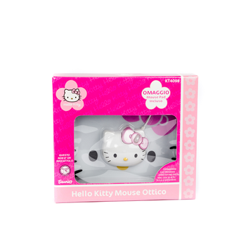 Компьютерная мышка с ковриком Hello Kitty Sanrio Белый 8012052040981