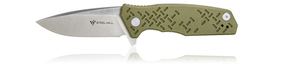 Нож Steel Will "Chatbot", оливковый (4008015)