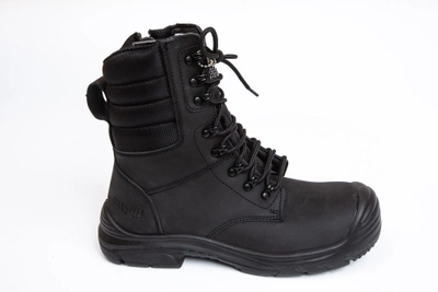 Берцы тактические. Мужские боевые ботинки с водостойкой мебраной Maxsteel Waterproof Black 48 (318мм) чёрные
