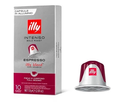 Кофе в капсулах Illy Intenso Espresso, 10 капсул Nespresso