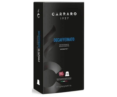 Кофе в капсулах Carraro Decaffeinato, 10 капсул Nespresso