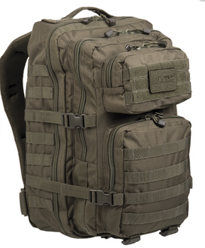 Тактичний рюкзак Mil-Tec 36L - US ASSAULT PACK LG OLIVЕ