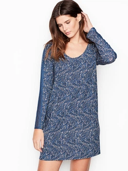 Нічна сорочка Blue Meadow Victoria's Secret XS Синя (24629133)