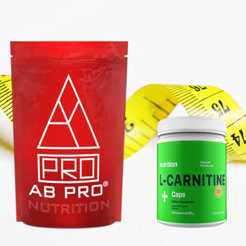 Комплект: Whey protein + L-carnitine 120 caps
