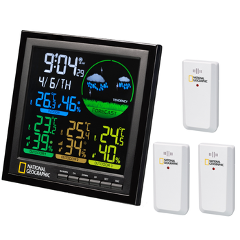 Метеостанция National Geographic VA Colour LCD 3 Sensors (9070700) NtnlGgrphc(S)929329