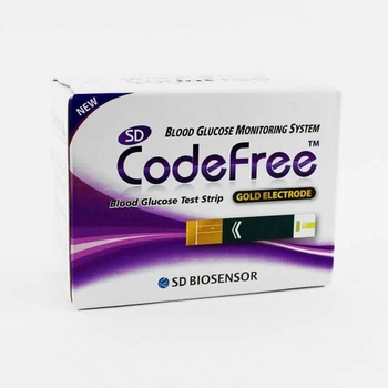 Тест-полоски на глюкозу SD CodeFree 50 шт