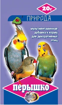 Вітаміни для папуг «Пірчик» Природа 20г.