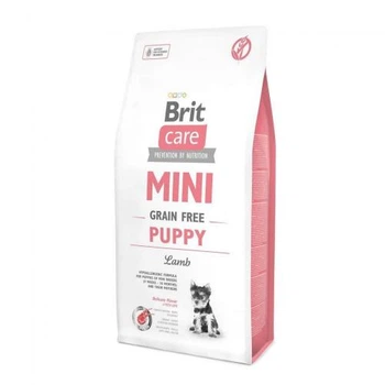 Сухий корм для цуценят дрібних порід Brit Care Grain-free Mini Puppy Lamb з ягнятком 2 кг 170773