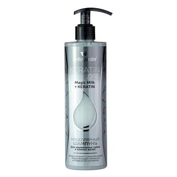 Міцелярний шампунь Belle Jardin Keratin Spa Magic Milk для сухого та ламкого волосся 400 мл ( 5907582908036 )